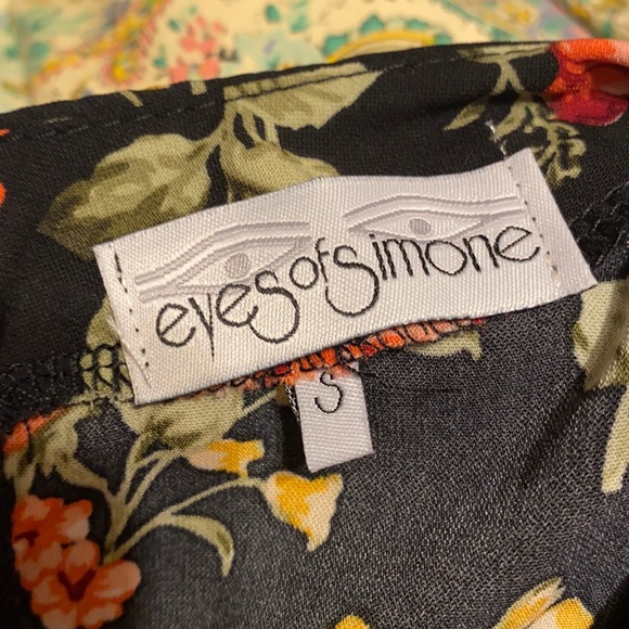 Anthropologie BOHO BOHEMIAN GYPSIES Floral Mini Dress Tunic Top New FESTIVAL - Picture 4 of 7